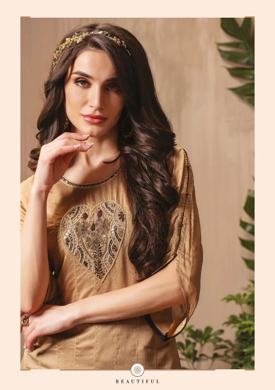 Wanna Noor latest Fancy Designer Festive Wear Kurti With Bottom Collection